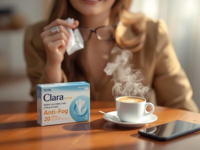 Miếng Lau Kính Chống Hơi Nước Clara Anti-Fog (20 Miếng)