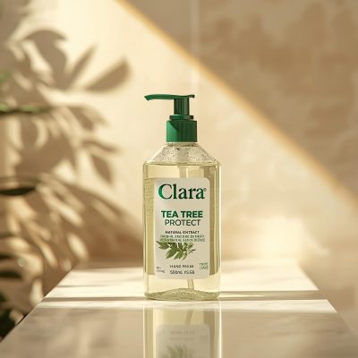 Nước Rửa Tay Clara Tea Tree Protect (500ml – Chiết Xuất Tràm Trà)