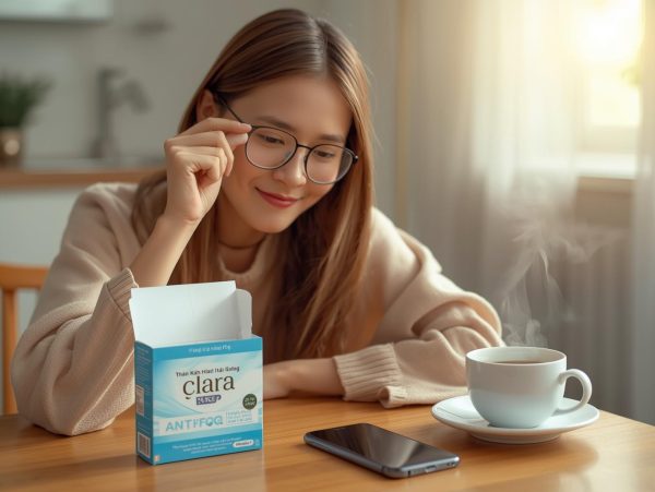 Miếng Lau Kính Chống Hơi Nước Clara Anti-Fog (20 Miếng)