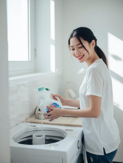 Dễ hòa tan, giặt nhanh sạch, không cần đong đếm.