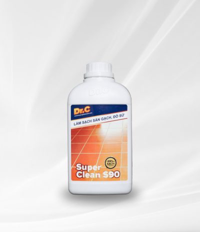 Super Clean S90 Dung Dịch Làm Sạch Các Vết Bẩn Cứng Đầu, Tẩy Xi Măng, Vôi Vữa Trên Bề Mặt Sàn Gạch