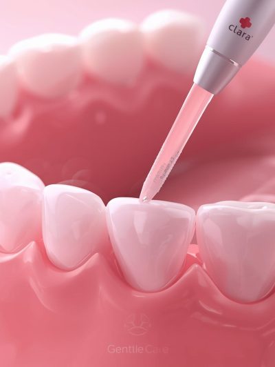 Thiết kế đầu tăm chỉ mềm mại giúp làm sạch.